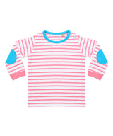 Striped long-sleeved t-shirt