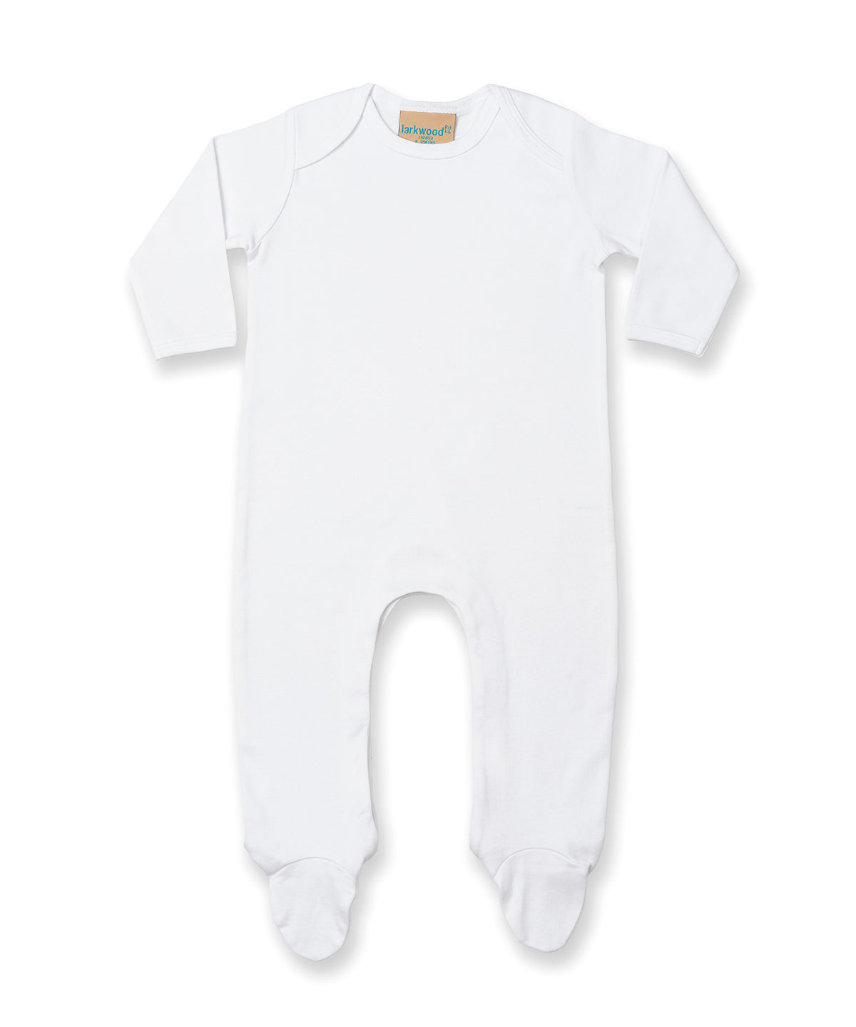 Contrast long sleeve sleepsuit