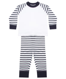 Navy Stripe/White