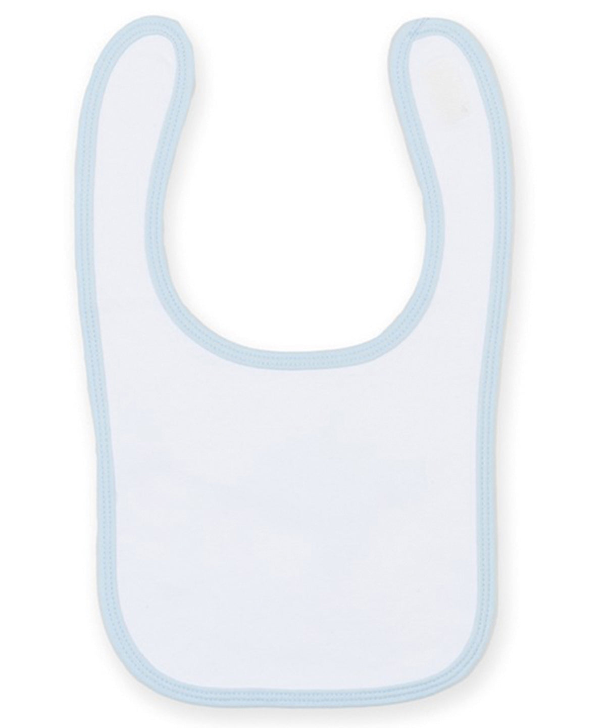 Plain and contrast bib