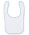 Plain and contrast bib