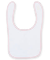 Plain and contrast bib