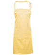 Colours bib apron with pocket