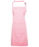 Colours bib apron with pocket