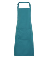 Colours bib apron with pocket