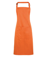 Colours bib apron with pocket