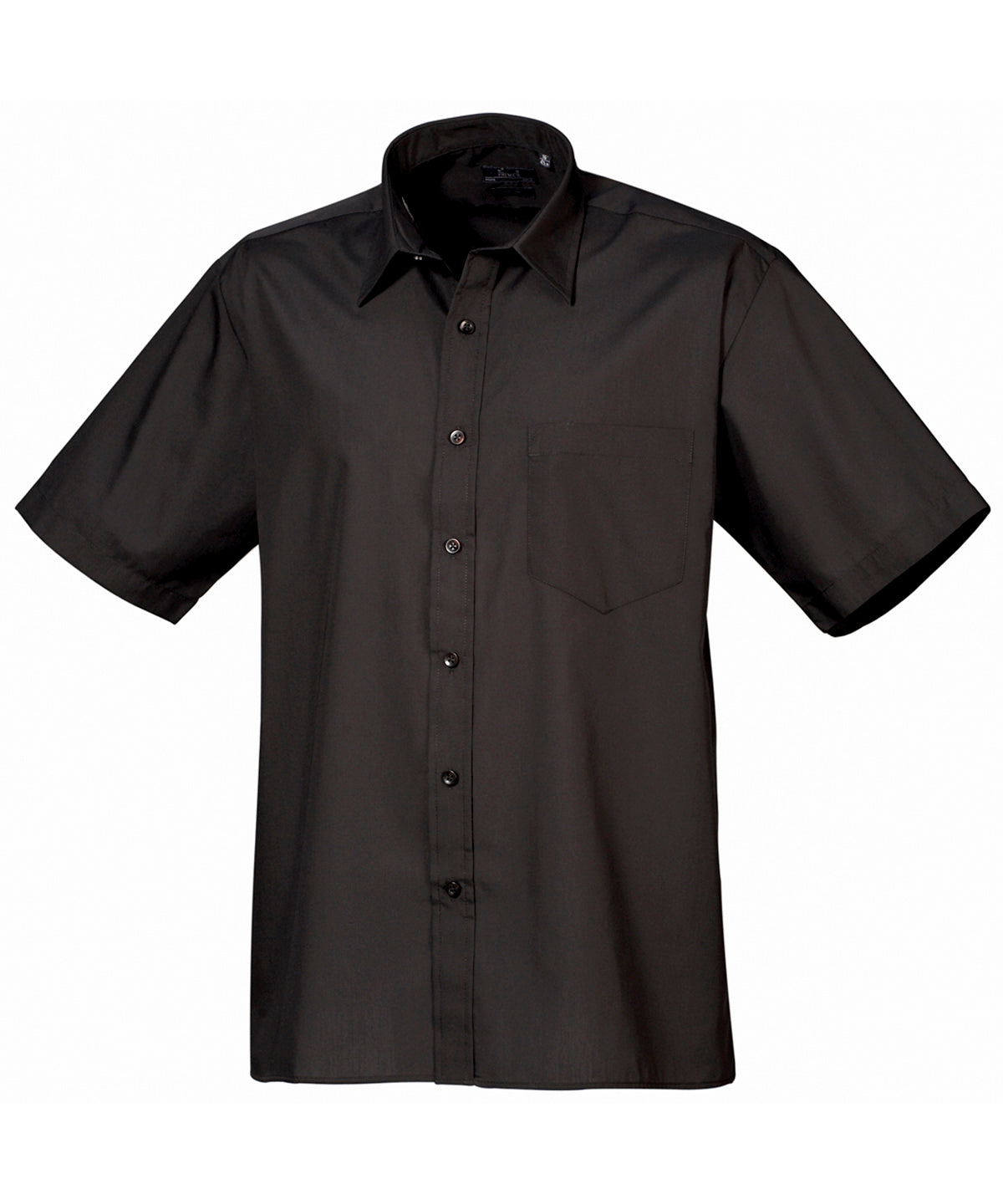 Short sleeve poplin shirt