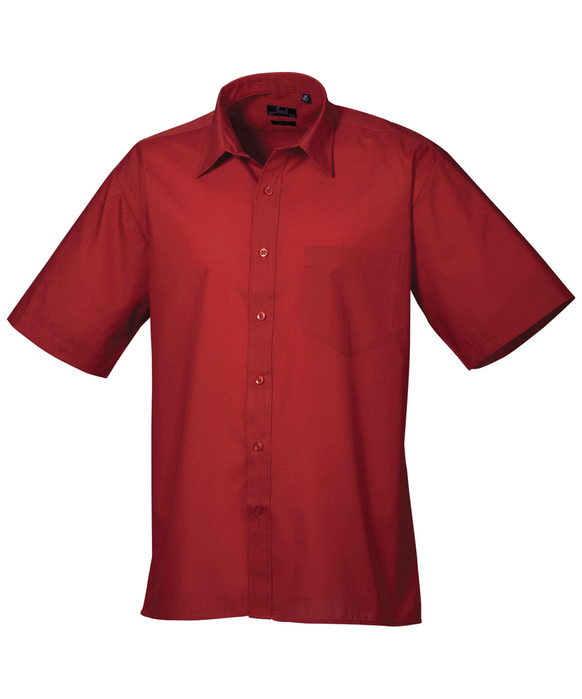 Short sleeve poplin shirt