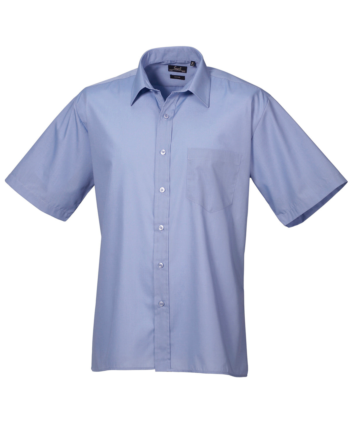 Short sleeve poplin shirt