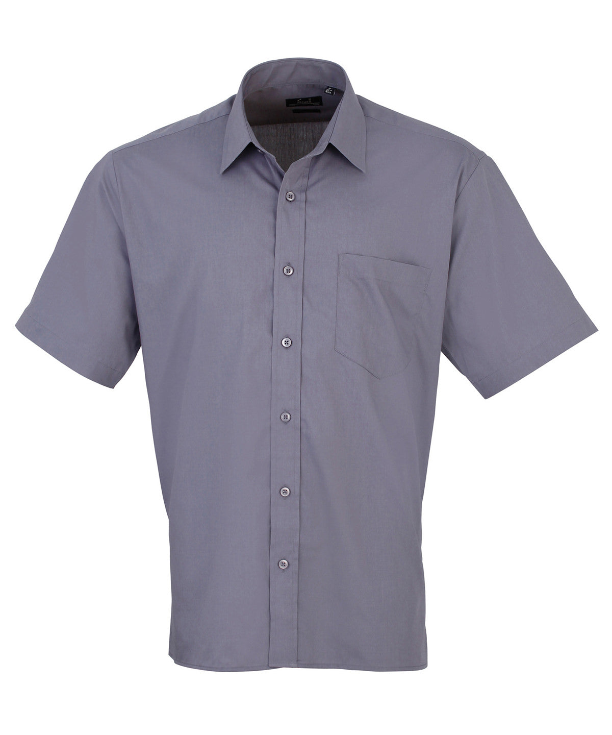 Short sleeve poplin shirt