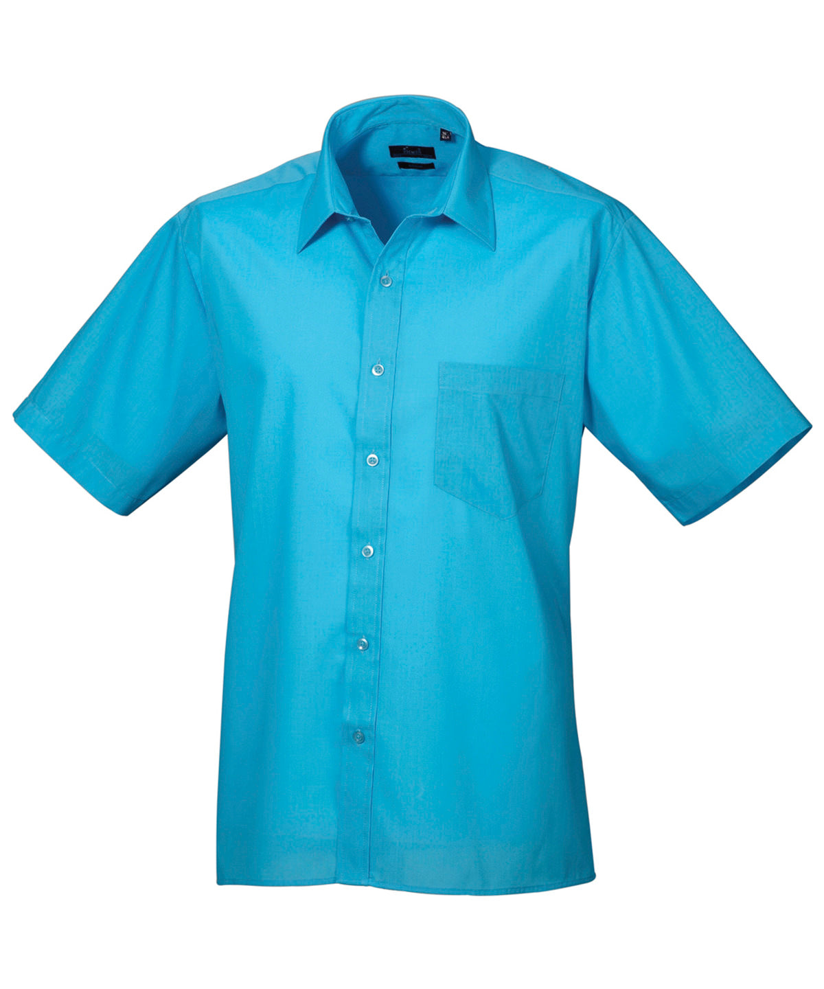 Short sleeve poplin shirt