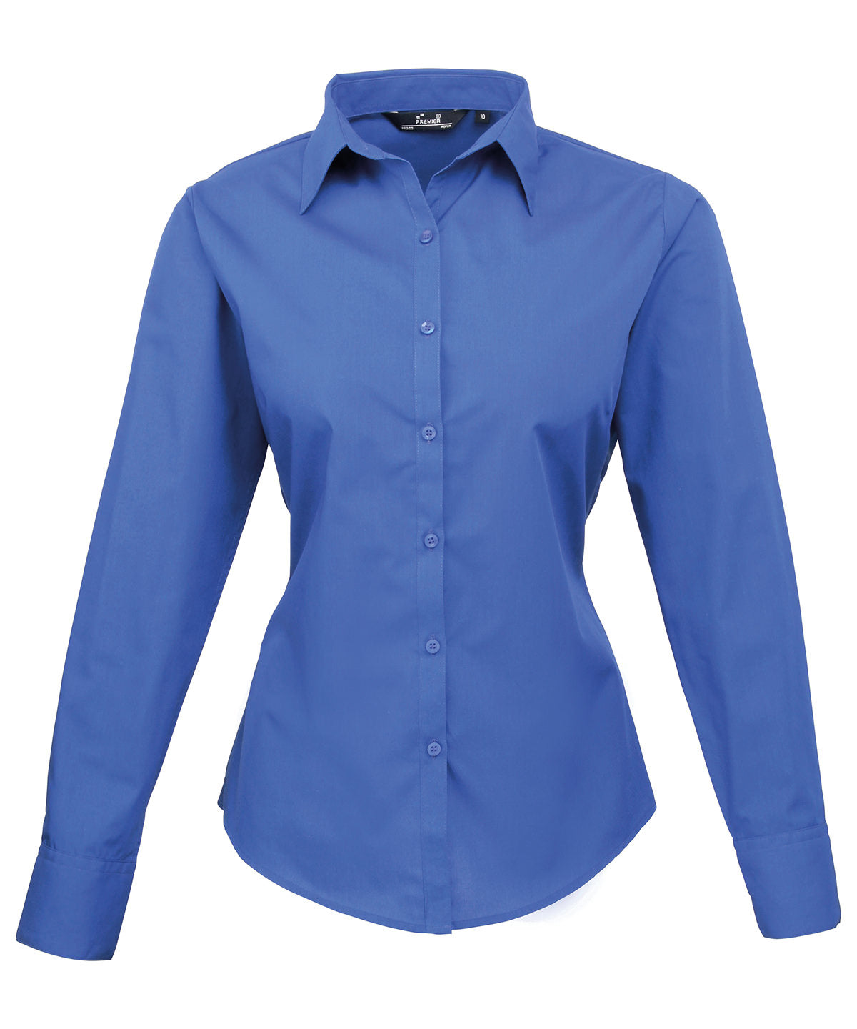 Women's poplin long sleeve blouse