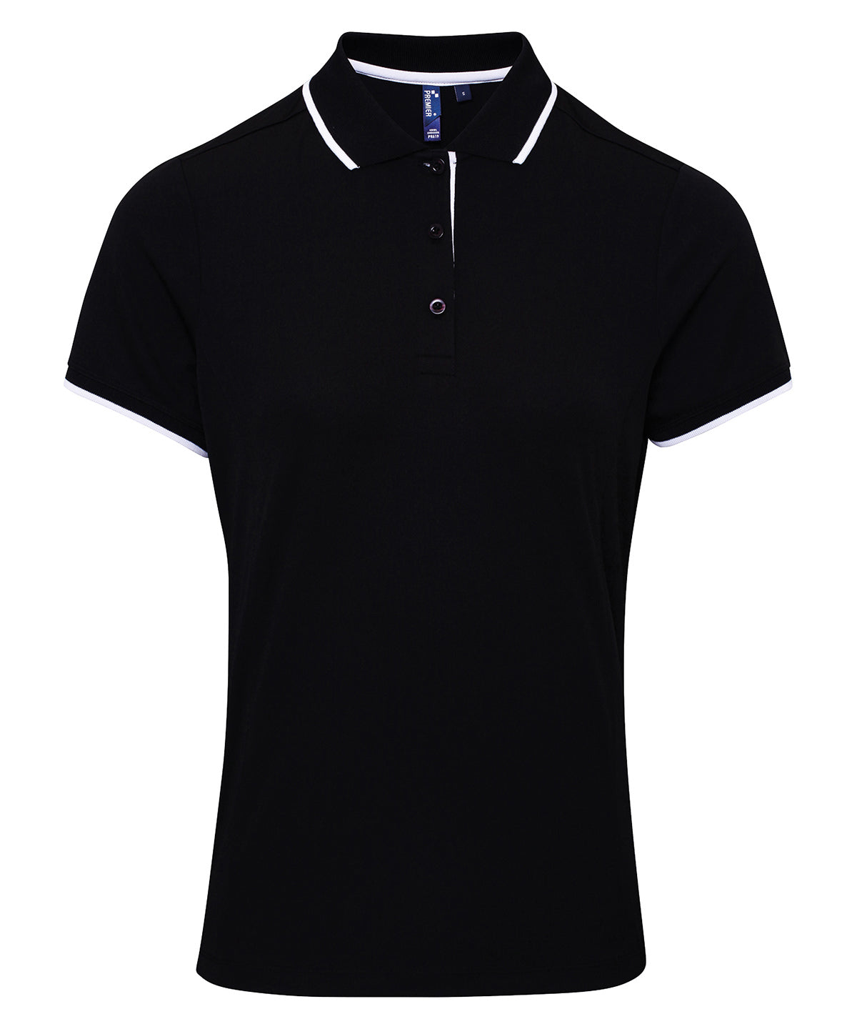 Women's contrast Coolchecker® polo