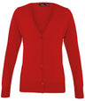 Women's button-through knitted cardigan