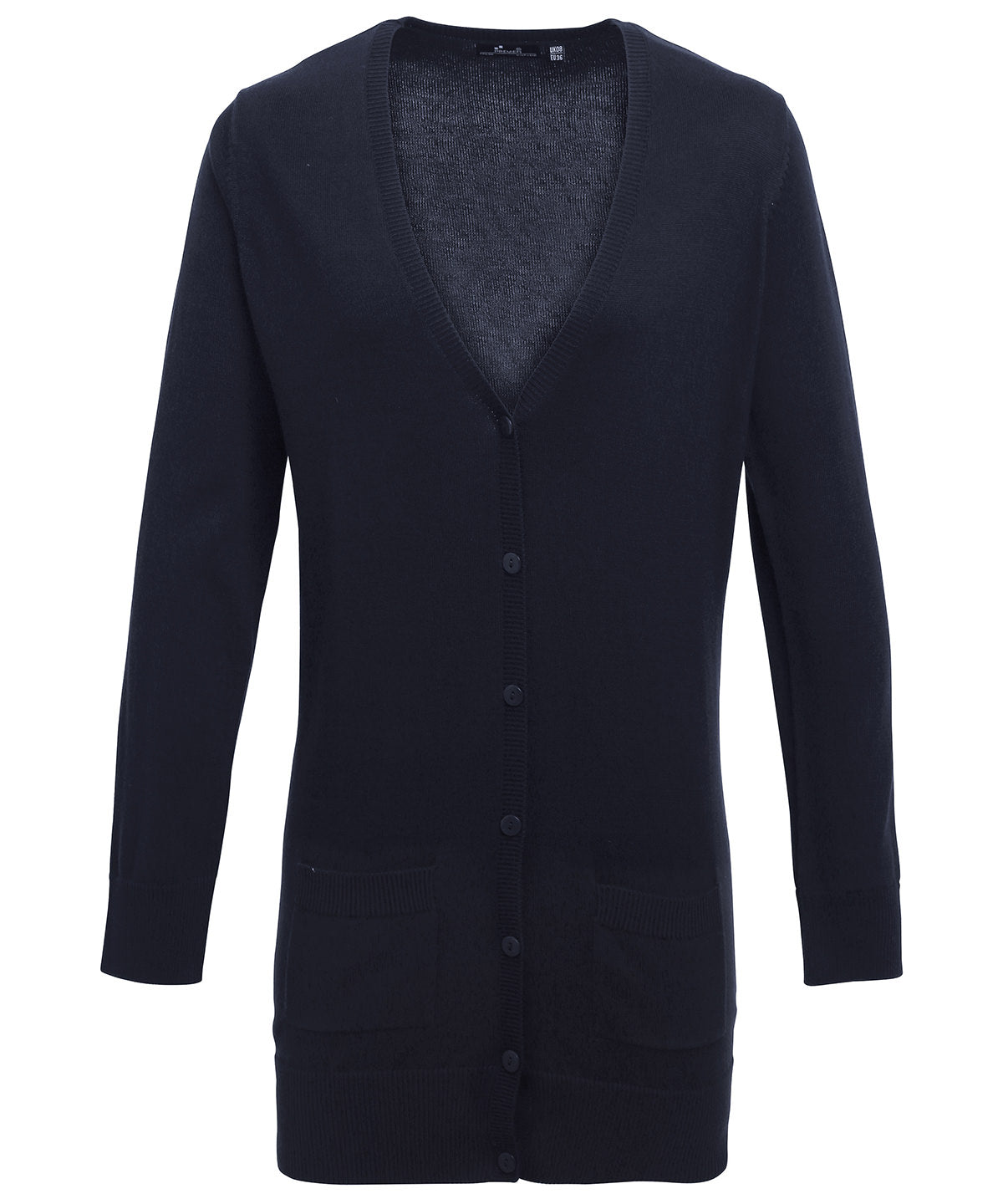 Women's longline knitted cardigan