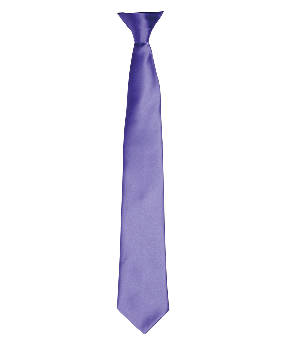 'Colours' satin clip tie