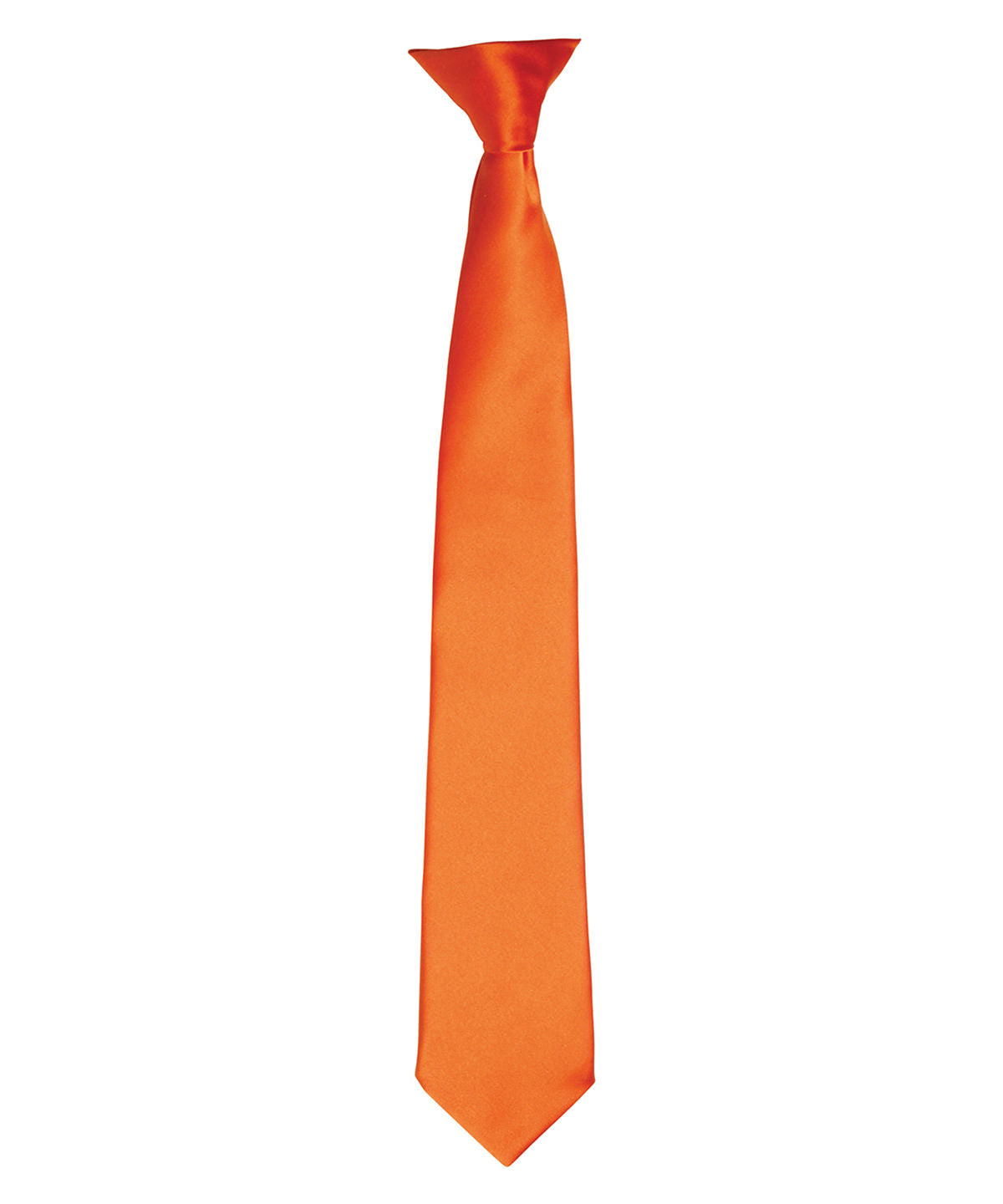 'Colours' satin clip tie