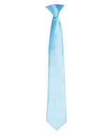 'Colours' satin clip tie