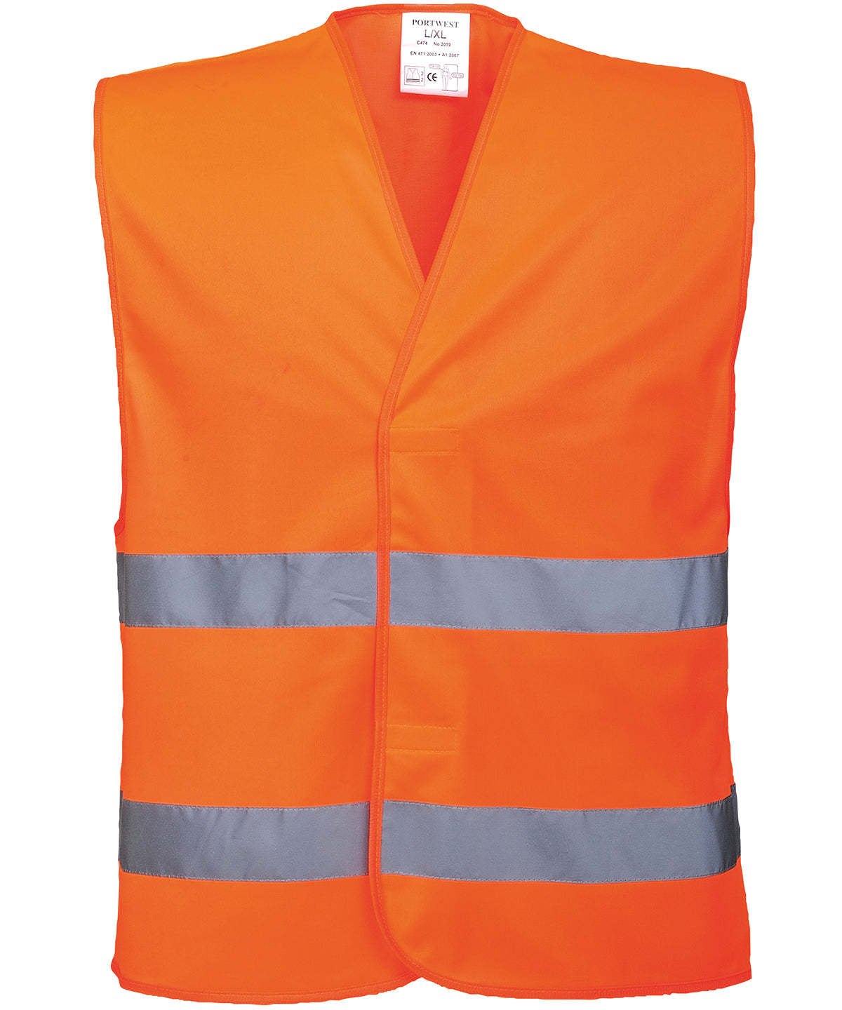 Hi-vis two-band vest (C474)