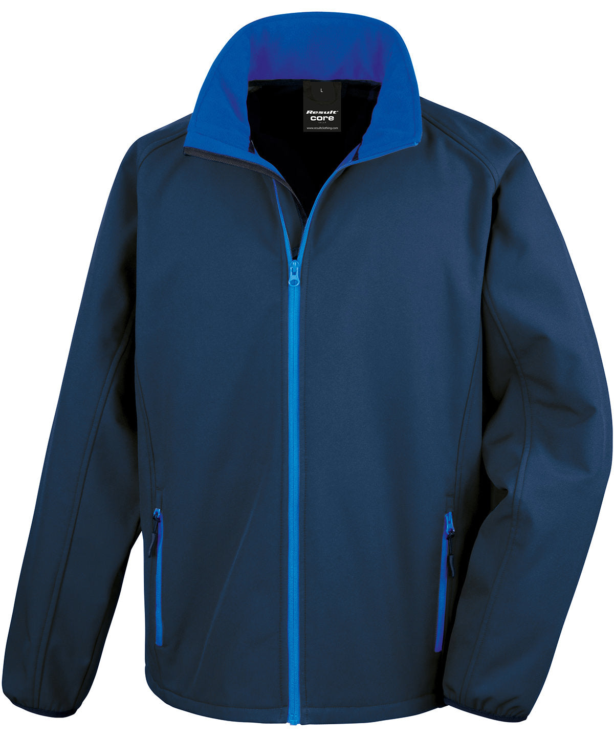 Core printable softshell jacket