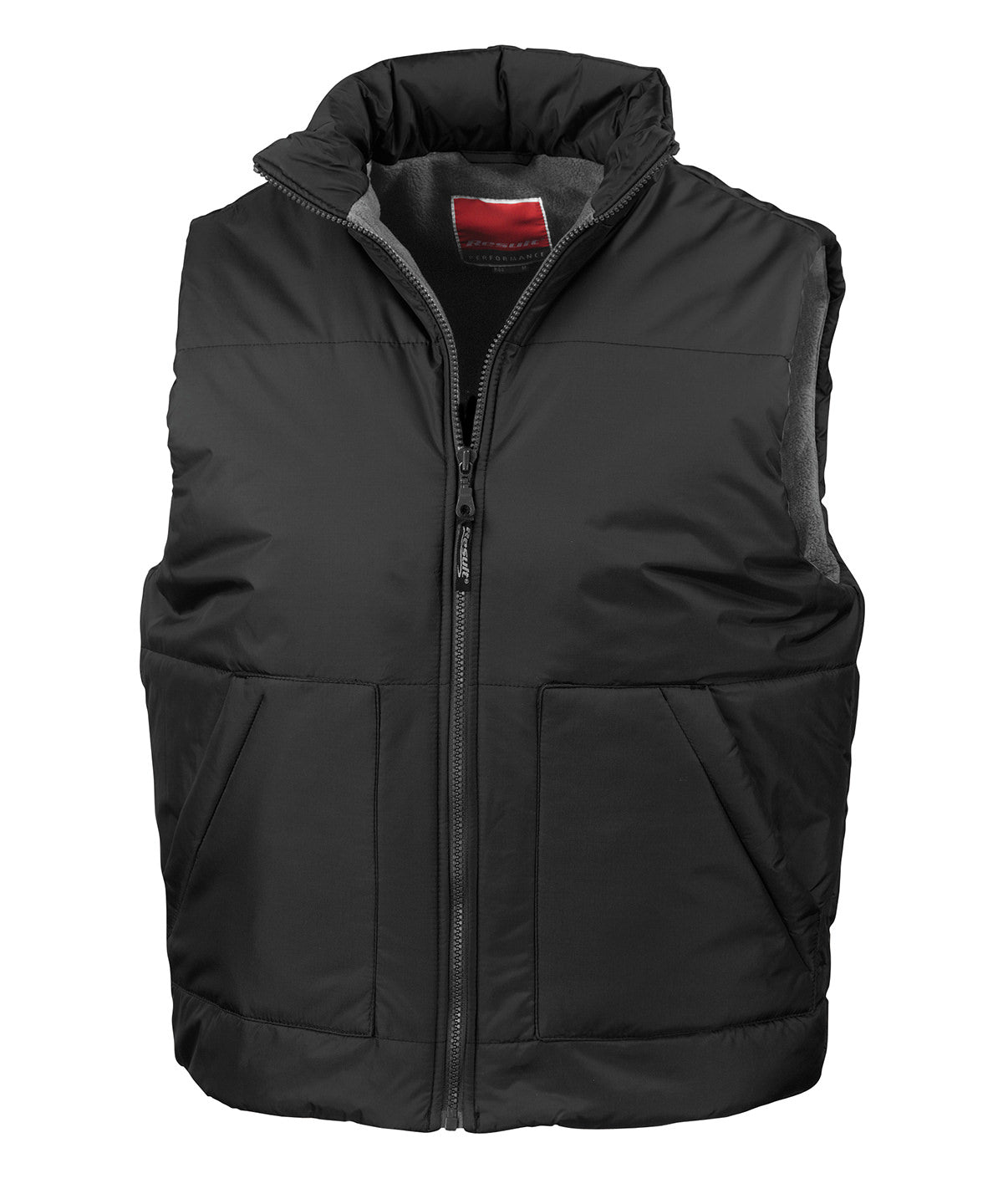 Fleece-lined bodywarmer