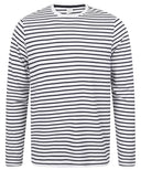 Unisex long-sleeved striped T