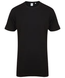 Longline t-shirt with dipped hem