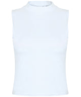 Women's high neck crop vest
