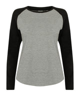 Women's long sleeve baseball t-shirt