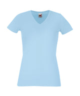 Lady-fit v-neck tee