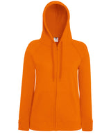 Women's lightweight hooded sweatshirt jacket