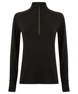 Women's long-sleeved ¼ zip top