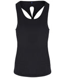 Women's TriDri® yoga knot vest