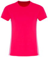 Women's TriDri® contrast panel performance t-shirt