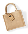 Jute mini gift bag