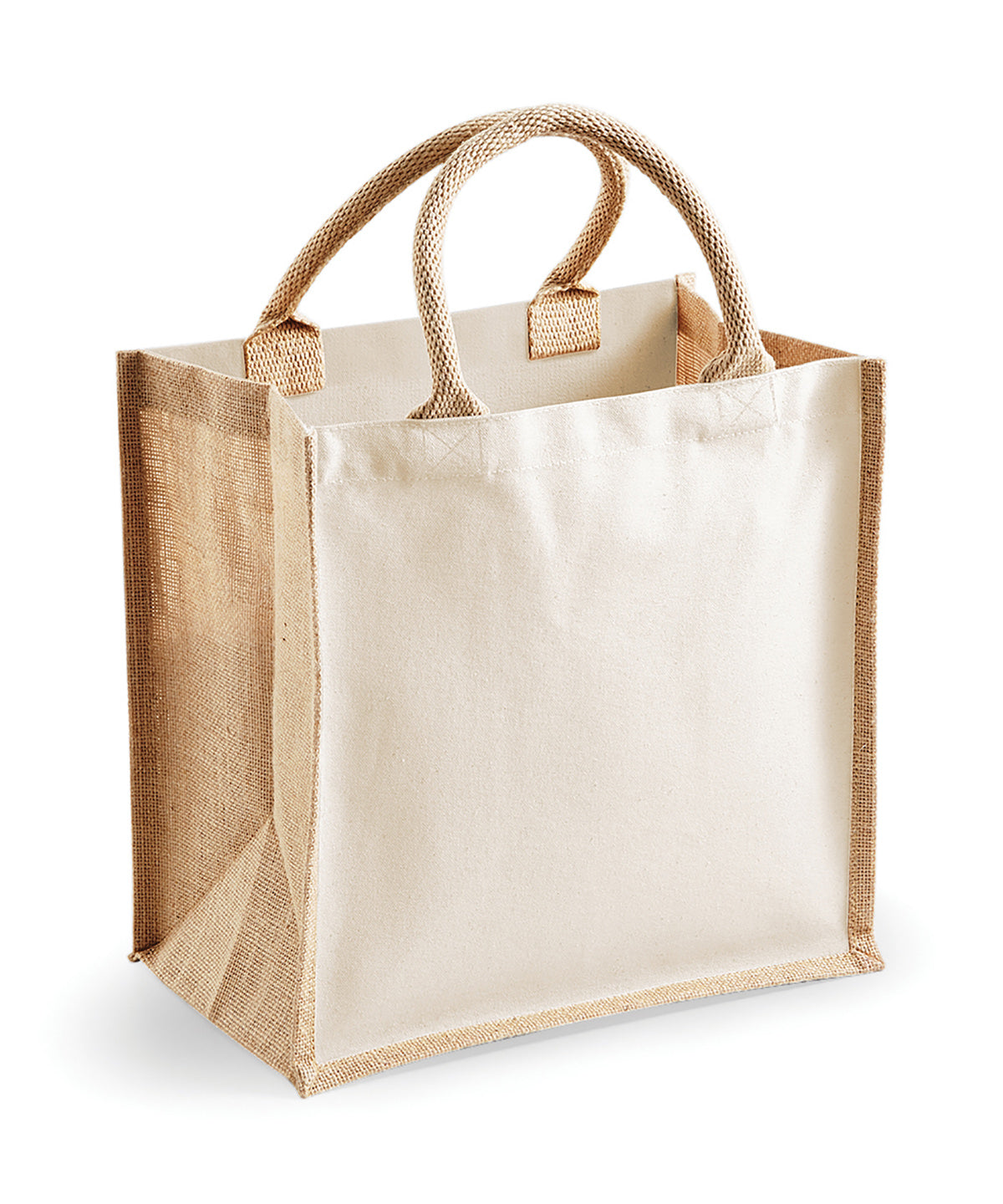 Printers midi jute tote