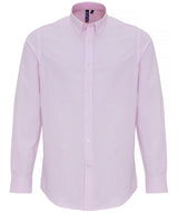 Cotton-rich Oxford stripes shirt