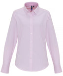 Women's cotton-rich Oxford stripes blouse