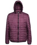 Honeycomb hooded jacket