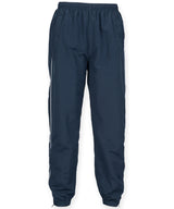 Piped track bottoms