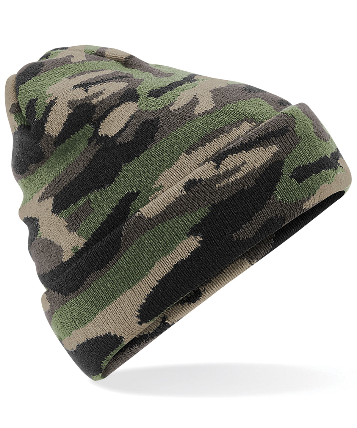 Camo cuffed beanie