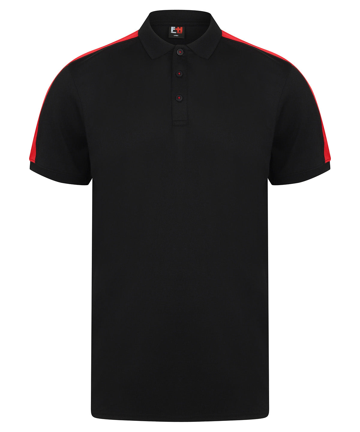 Contrast panel polo