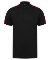 Contrast panel polo