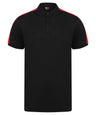 Contrast panel polo
