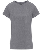 Viola 'linen look' cut neck beauty tunic