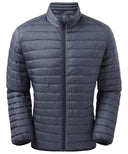 Melange padded jacket