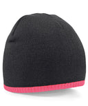 Two-tone pull-on beanie
