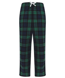 Navy/Green Check