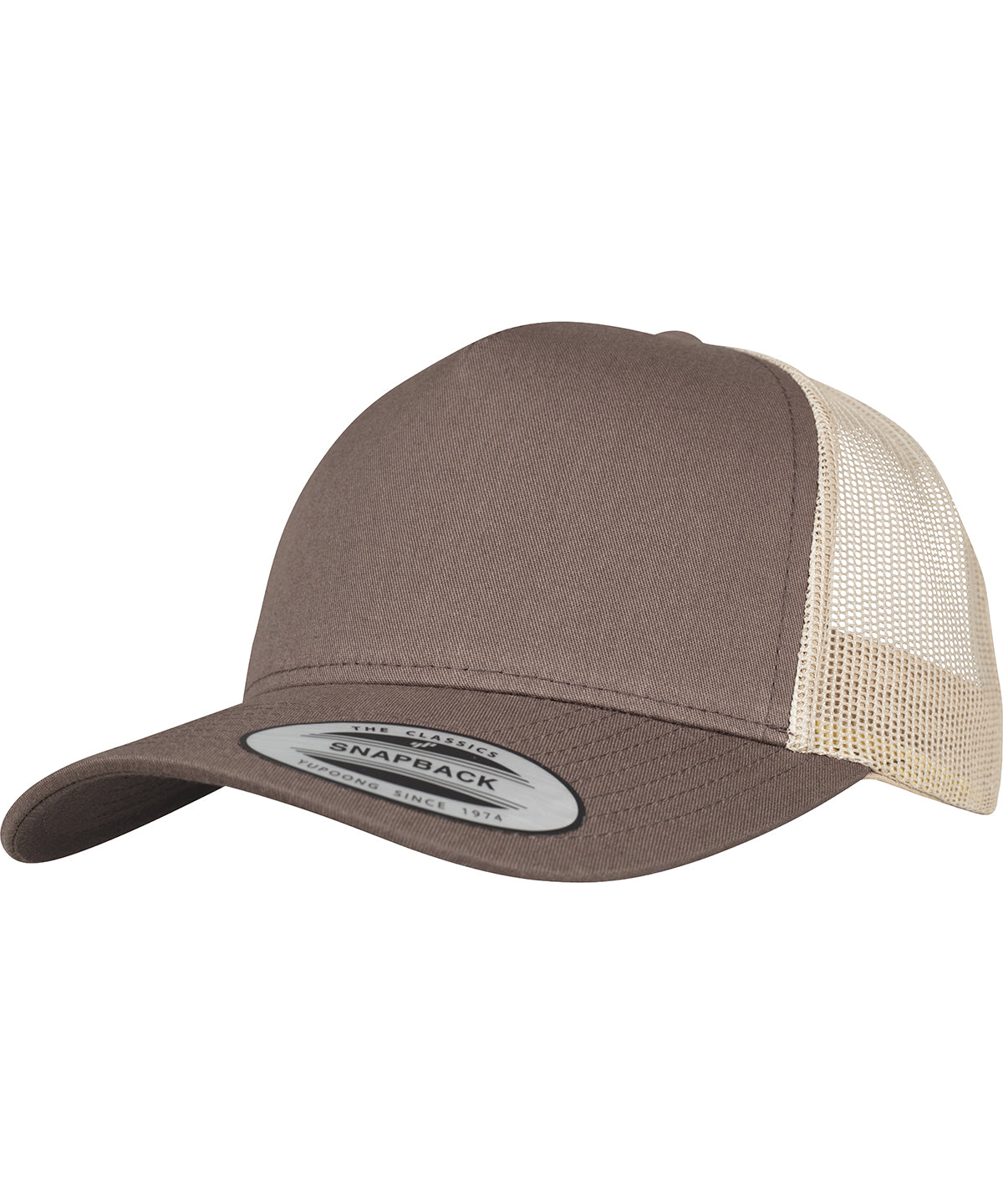 5-panel retro trucker 2-tone cap (6506T)