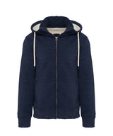 Vintage sherpa-lined fleece jacket